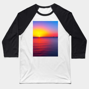 CUTE AND EVOCATIVE OCEAN SUNRISE Baseball T-Shirt